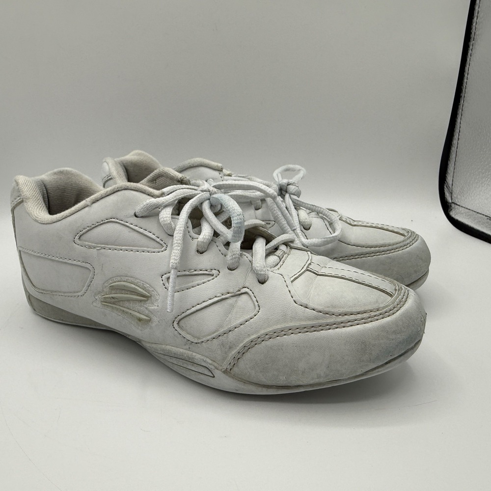 Zephz Cheer Shoes Youth size 4.5 White Toe‎ Scuffs